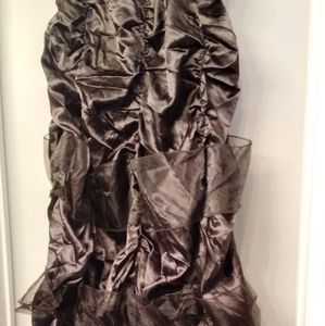 Hips And Curves Long Black Tulle Gothic Skirt